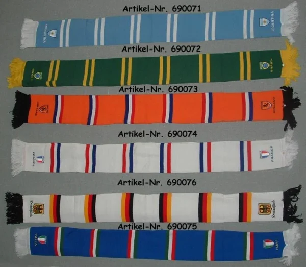 Diverse Fanschal Niederlande (bestickt) 1