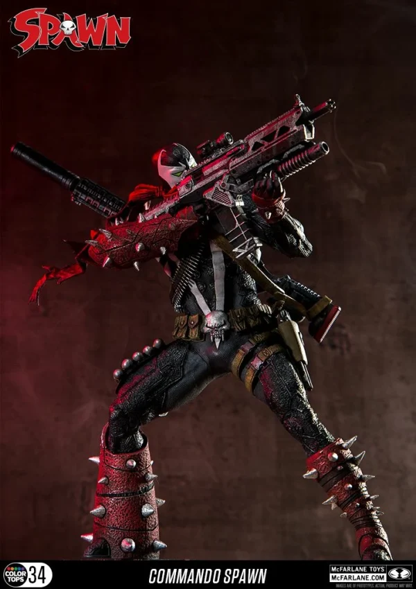 McFarlane Toys Spawn: Commando Spawn 17cm Color Tops Figur 3