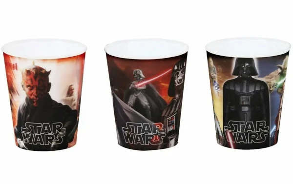 Diverse Star Wars 3D-Lenticular-Becher 3er Set 1
