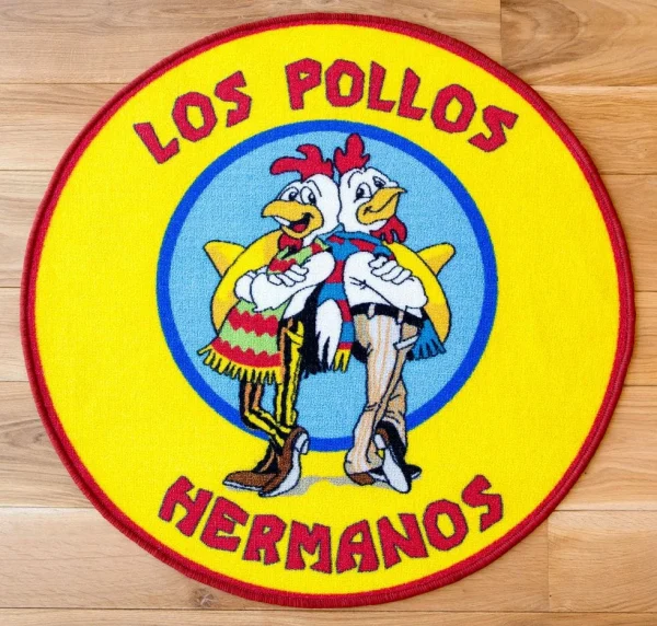 Diverse Breaking Bad – Los Pollos Hermanos Teppich 90cm X 90cm 1